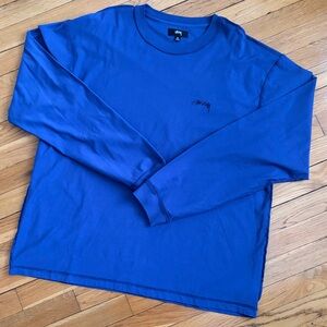 Stussy Men's Blue Long Sleeve Shirt XL